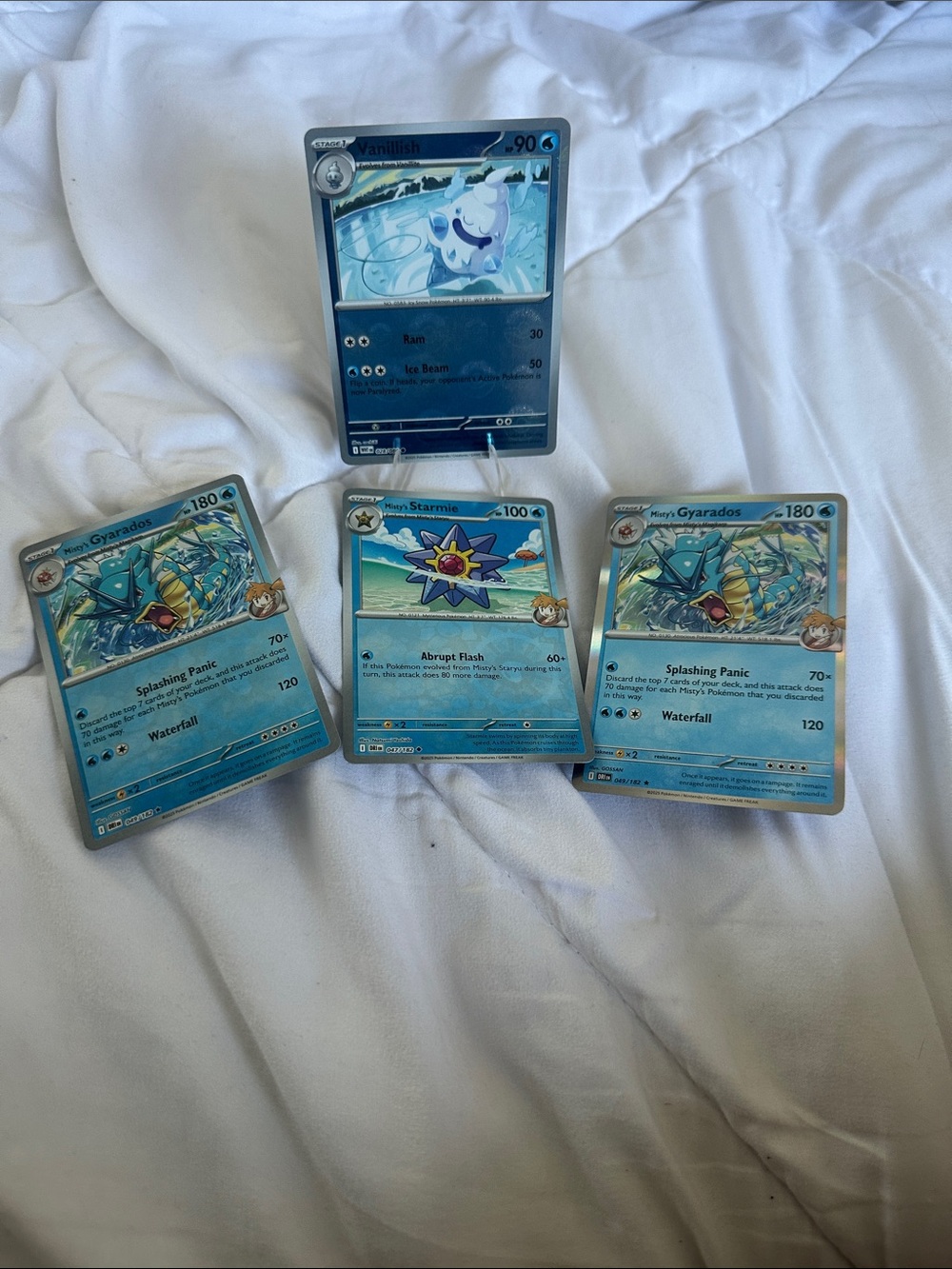 TCG Water-Type Pokemon cards